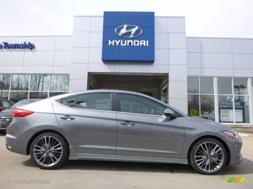2017 Elantra Sport - Gray / Black photo #1
