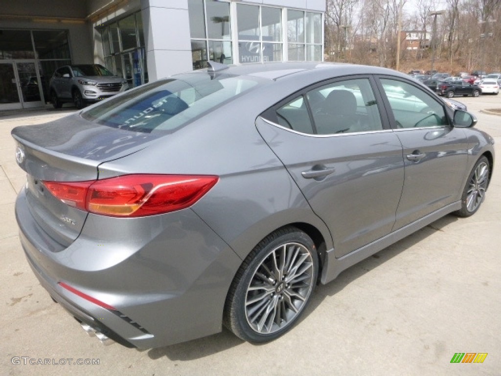 2017 Elantra Sport - Gray / Black photo #2