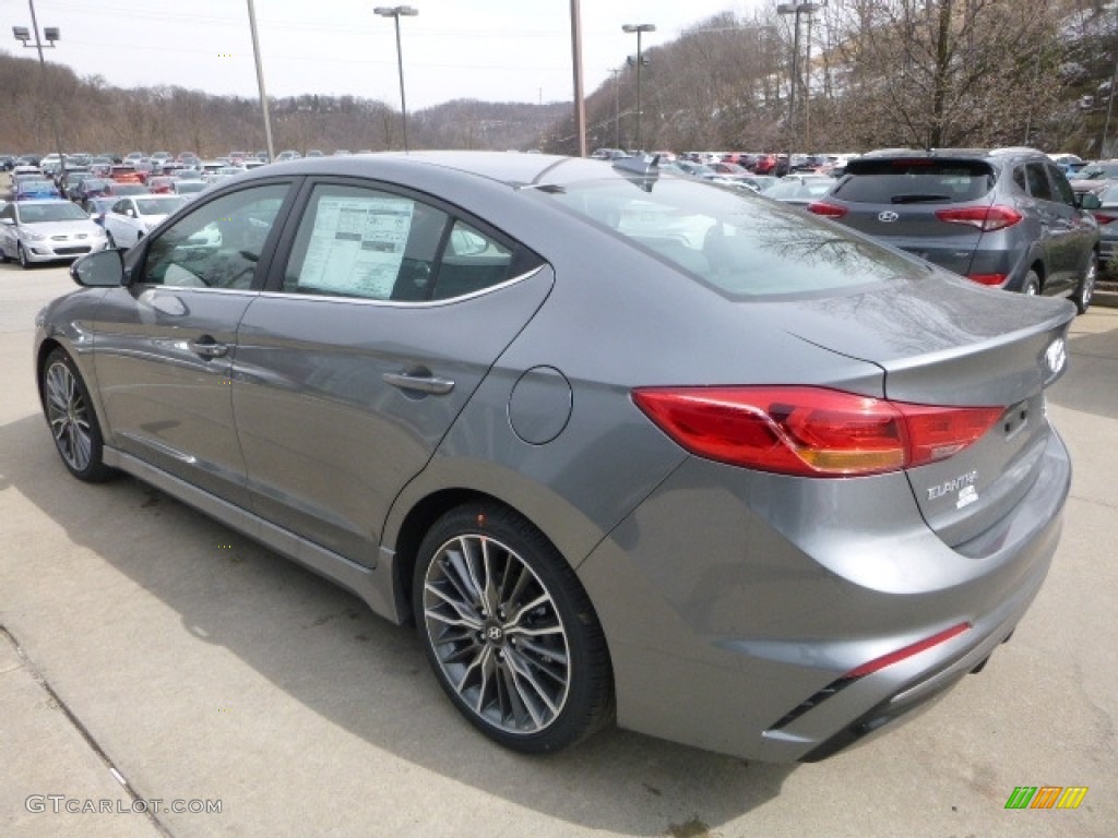 2017 Elantra Sport - Gray / Black photo #5