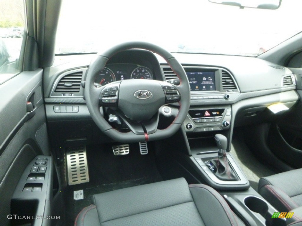 2017 Elantra Sport - Gray / Black photo #8