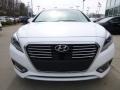 2017 Quartz White Pearl Hyundai Sonata Limited Hybrid  photo #4