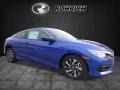 Aegean Blue Metallic - Civic LX Coupe Photo No. 1
