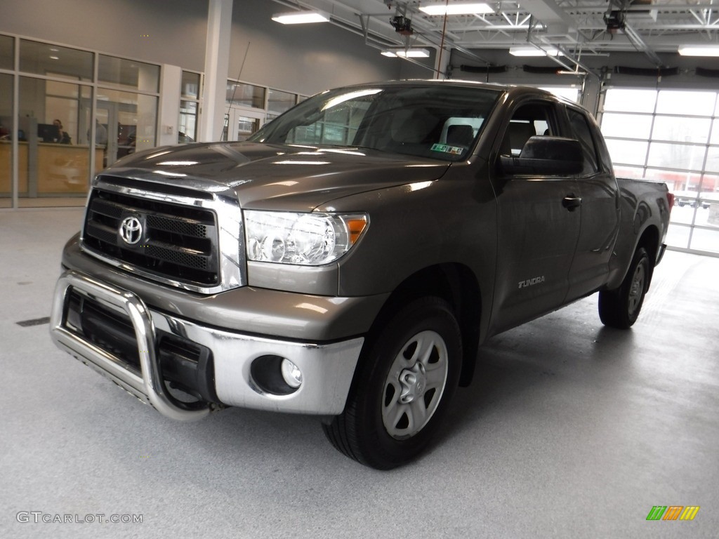 2013 Tundra Double Cab 4x4 - Pyrite Mica / Sand Beige photo #7