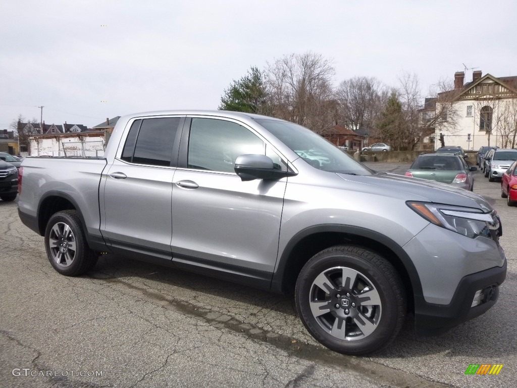 2017 Ridgeline RTL-T AWD - Lunar Silver Metallic / Black photo #1