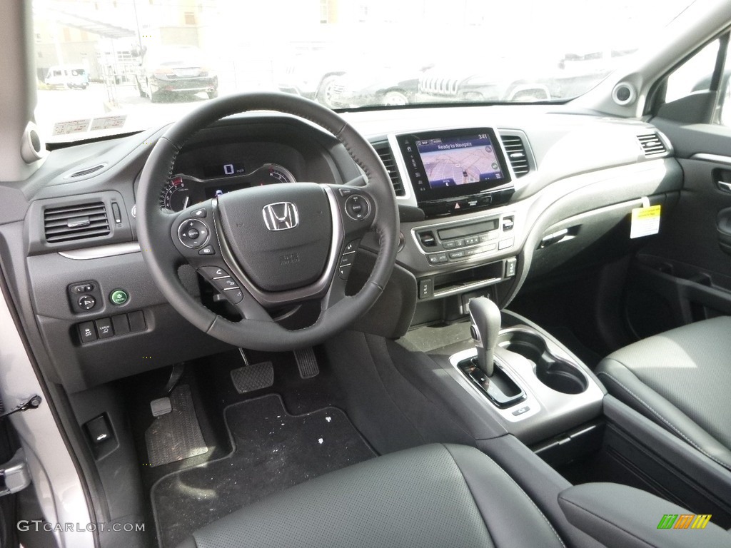 Black Interior 2017 Honda Ridgeline RTL-T AWD Photo #119247615