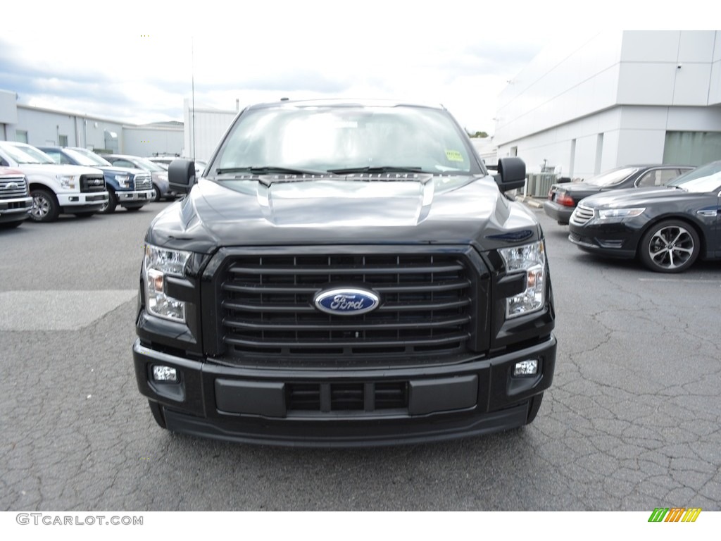 2017 F150 XL SuperCab - Shadow Black / Black photo #4
