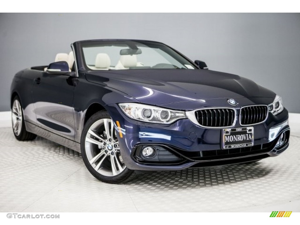 2017 4 Series 430i Convertible - Imperial Blue Metallic / Oyster photo #12