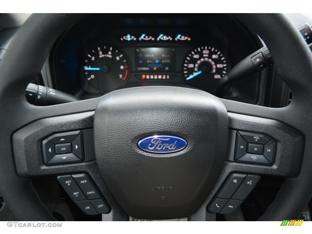 2017 Ford F150 XL SuperCab Black Steering Wheel Photo #119248296