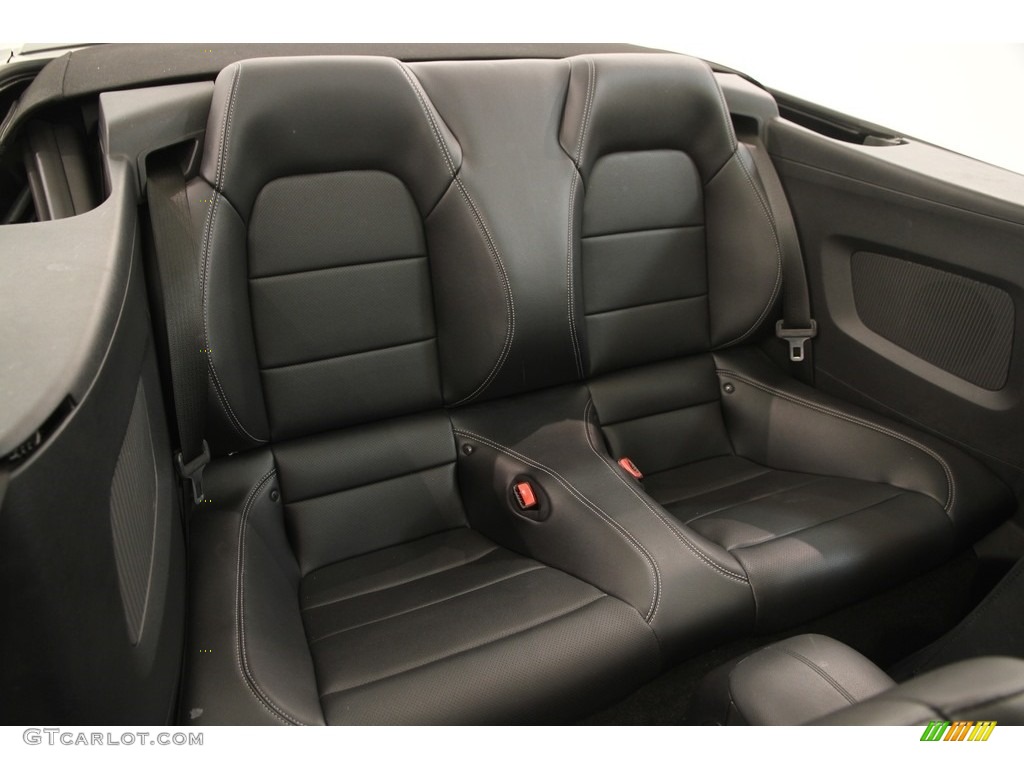Ebony Interior 2017 Ford Mustang EcoBoost Premium Convertible Photo #119248563