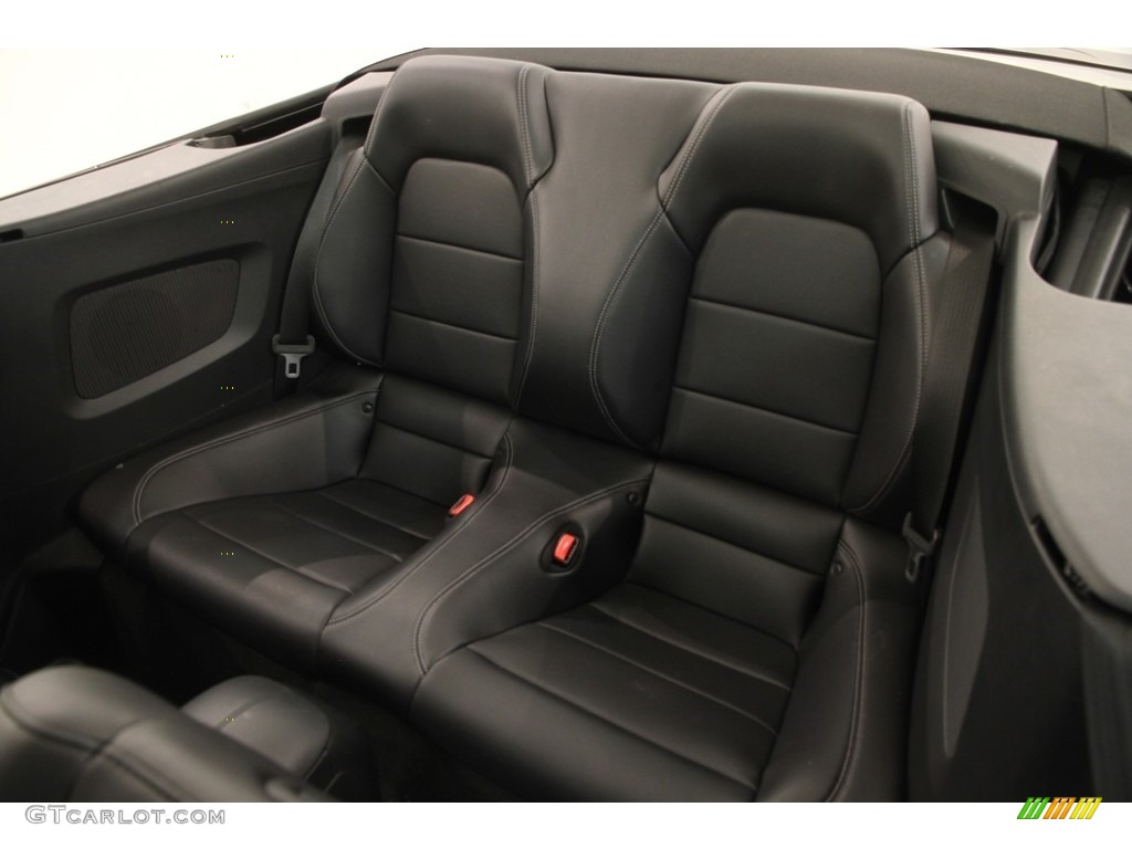 Ebony Interior 2017 Ford Mustang EcoBoost Premium Convertible Photo #119248581