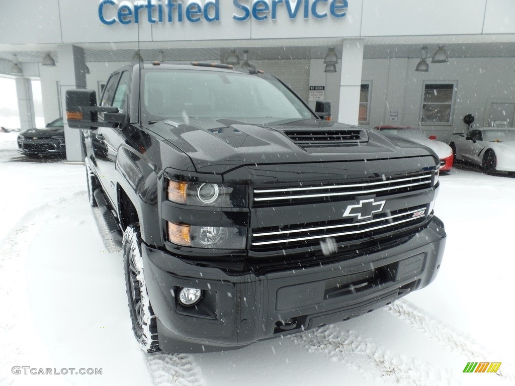 2017 Silverado 2500HD LT Crew Cab 4x4 - Black / Jet Black photo #3