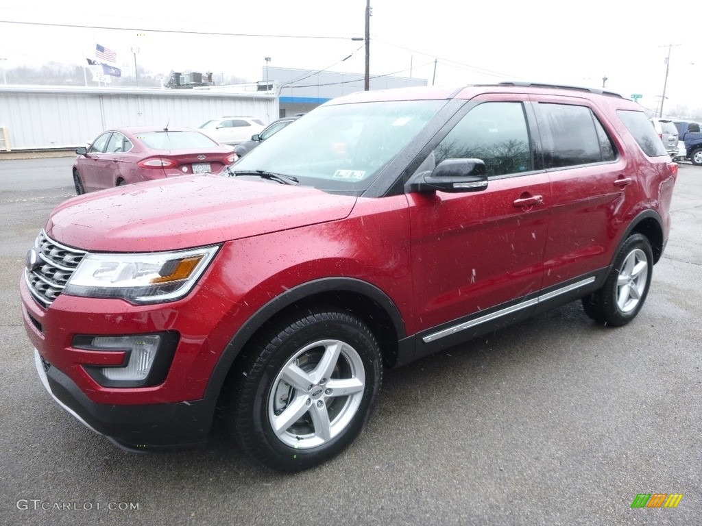 2017 Explorer XLT 4WD - Ruby Red / Ebony Black photo #6