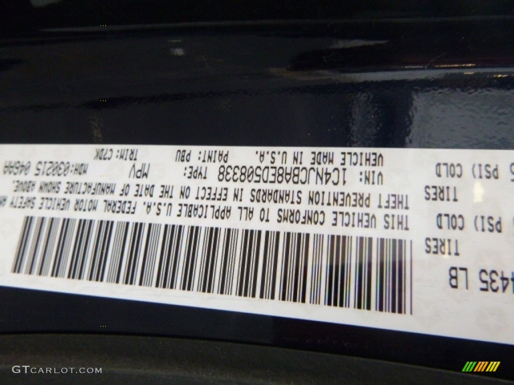 2014 Compass Sport - True Blue Pearl / Dark Slate Gray/Light Pebble photo #15