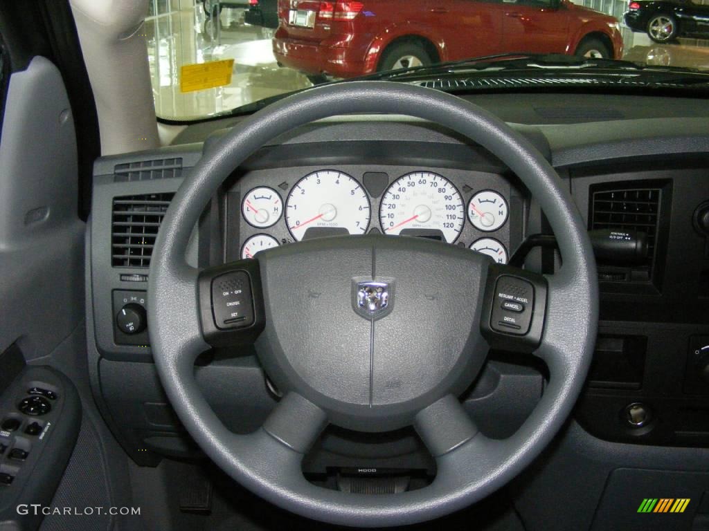 2008 Ram 1500 Sport Quad Cab - Brilliant Black Crystal Pearl / Medium Slate Gray photo #11