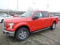 2017 Race Red Ford F150 XLT SuperCrew 4x4  photo #6