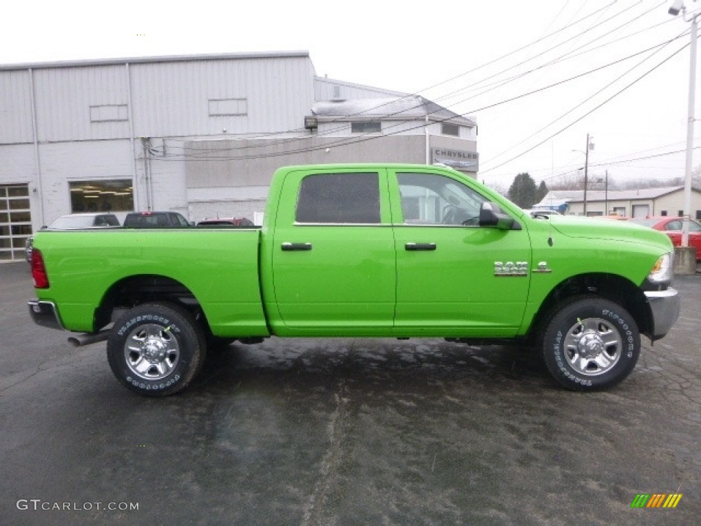 2017 2500 Tradesman Crew Cab 4x4 - Hills Green / Black/Diesel Gray photo #6