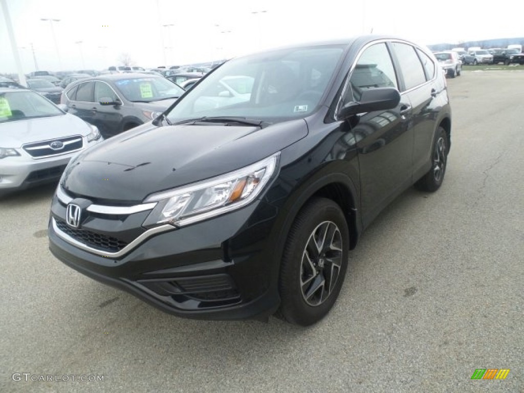 Crystal Black Pearl 2016 Honda CR-V SE AWD Exterior Photo #119256345
