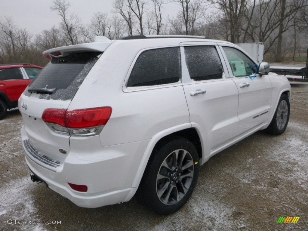 2017 Grand Cherokee Overland 4x4 - Ivory Tri-Coat / Brown/Light Frost Beige photo #6