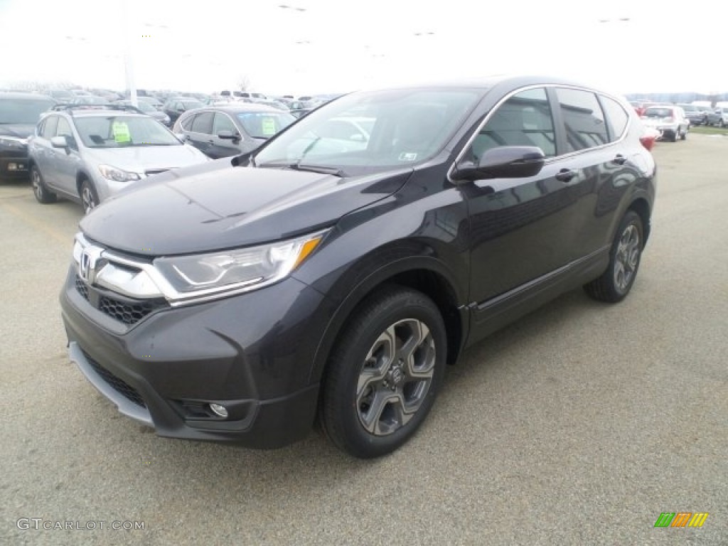 2017 CR-V EX-L AWD - Gunmetal Metallic / Gray photo #5