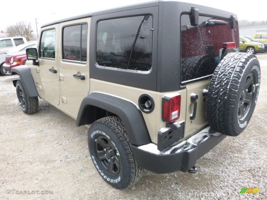 2017 Wrangler Unlimited Sport 4x4 - Gobi / Black photo #3