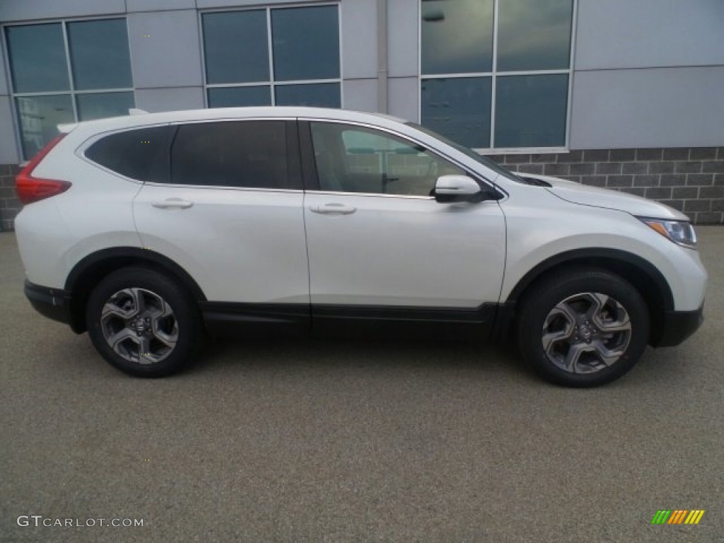 2017 CR-V EX-L AWD - White Diamond Pearl / Ivory photo #2