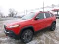 2017 Firecracker Red Jeep Cherokee Trailhawk 4x4  photo #1