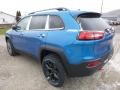 2017 Hydro Blue Pearl Jeep Cherokee Trailhawk 4x4  photo #3