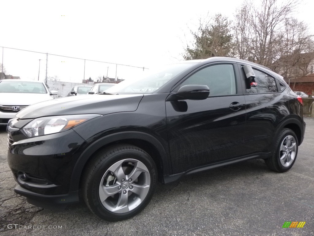 Crystal Black Pearl 2017 Honda HR-V EX-L AWD Exterior Photo #119258025