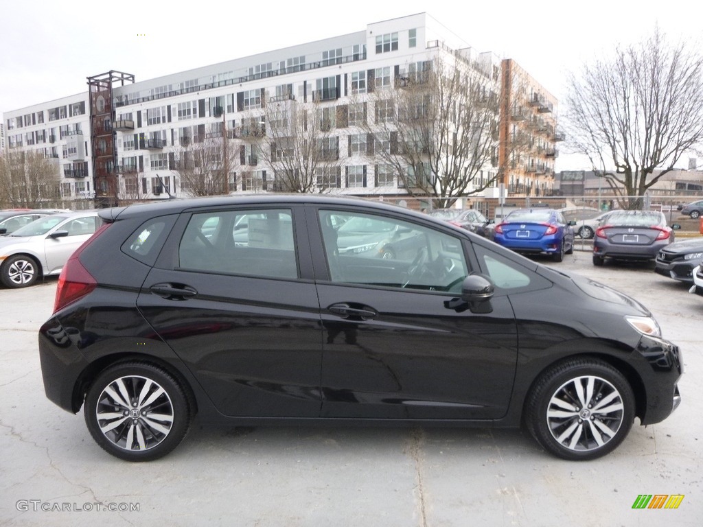 Crystal Black Pearl 2017 Honda Fit EX Exterior Photo #119258331