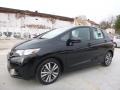 Crystal Black Pearl 2017 Honda Fit EX Exterior