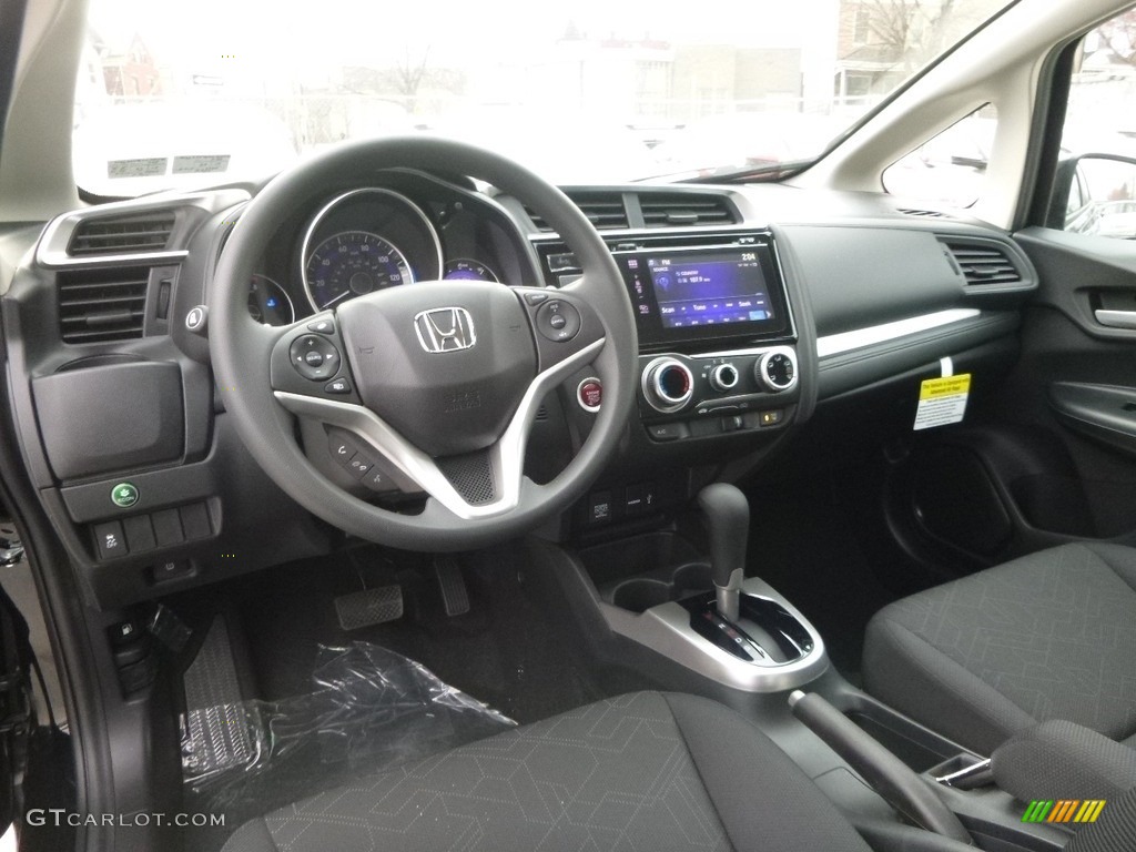 Black Interior 2017 Honda Fit EX Photo #119258505