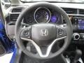 Black 2017 Honda Fit EX-L Steering Wheel