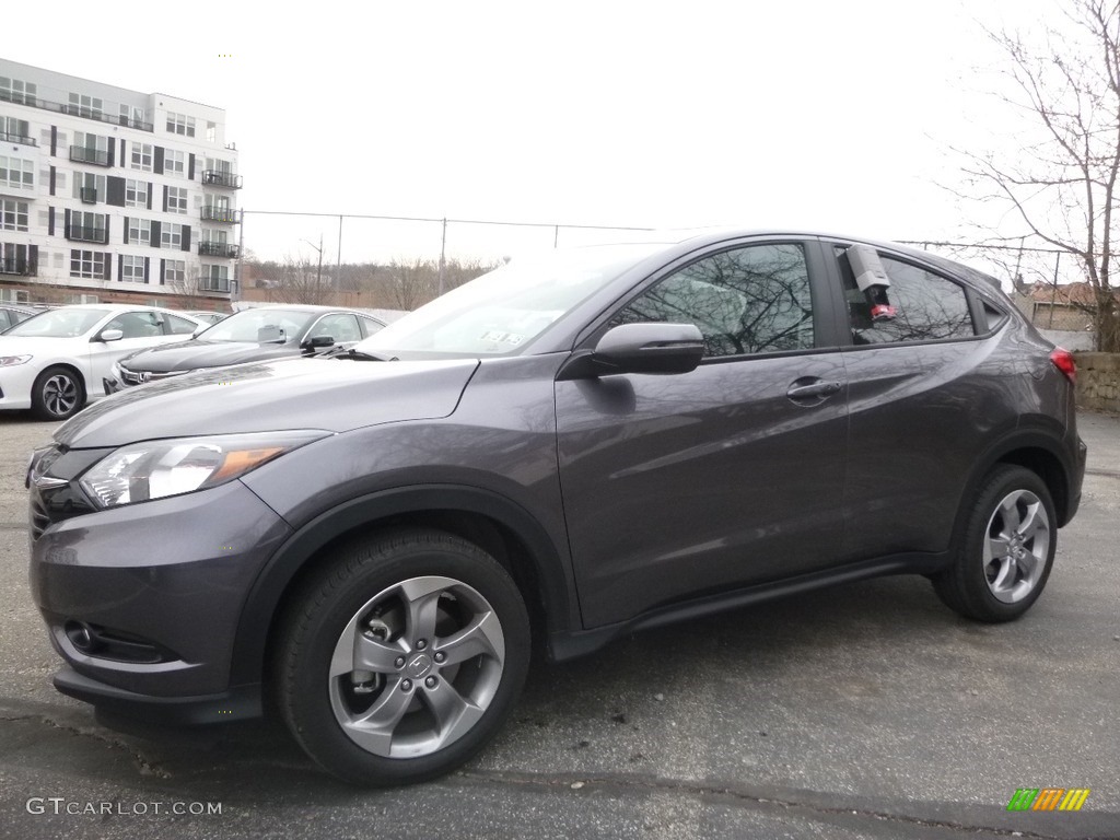 Modern Steel Metallic 2017 Honda HR-V EX AWD Exterior Photo #119259087