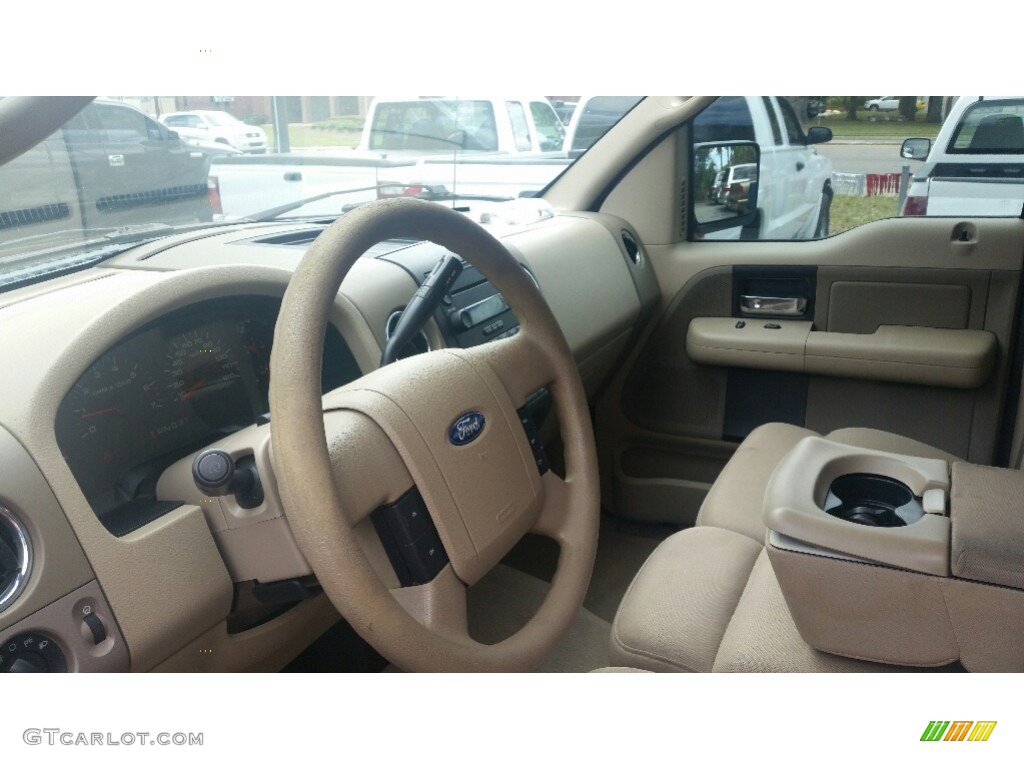 2005 F150 XLT SuperCrew - Dark Toreador Red Metallic / Medium Flint/Dark Flint Grey photo #11