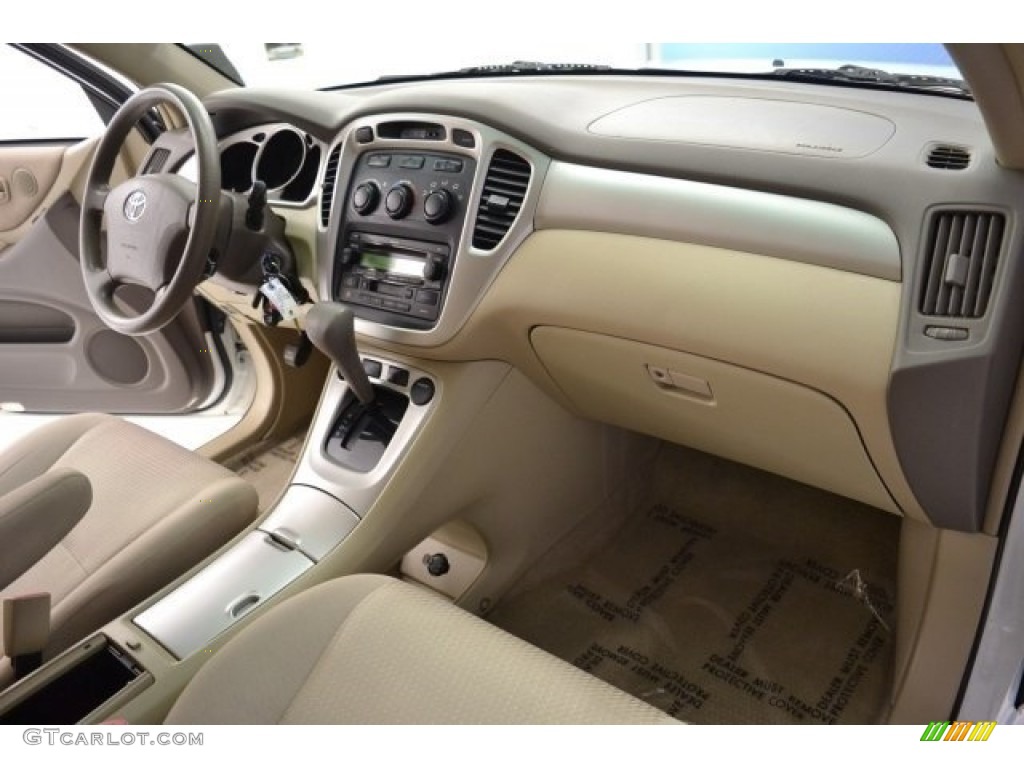 2006 Highlander Hybrid 4WD - Super White / Ivory Beige photo #17