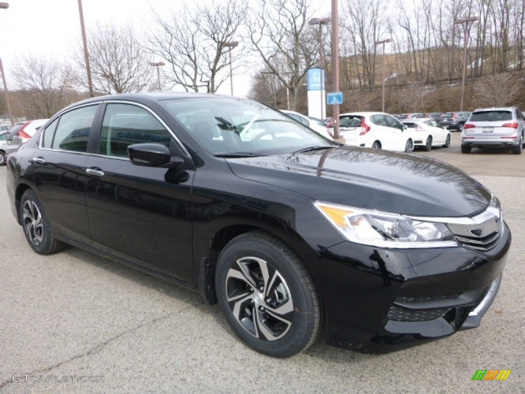 Crystal Black Pearl 2017 Honda Accord LX Sedan Exterior Photo #119260458