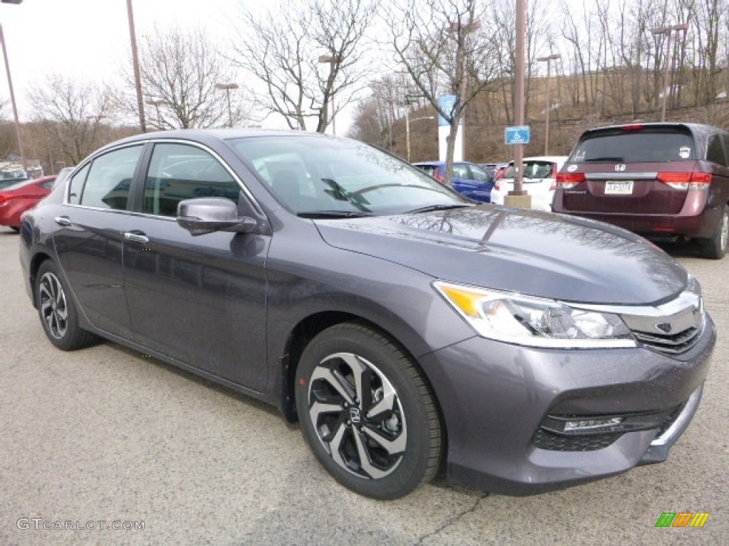 Modern Steel Metallic 2017 Honda Accord EX-L Sedan Exterior Photo #119260767