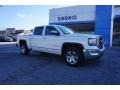 2017 White Frost Tricoat GMC Sierra 1500 SLT Crew Cab 4WD  photo #1