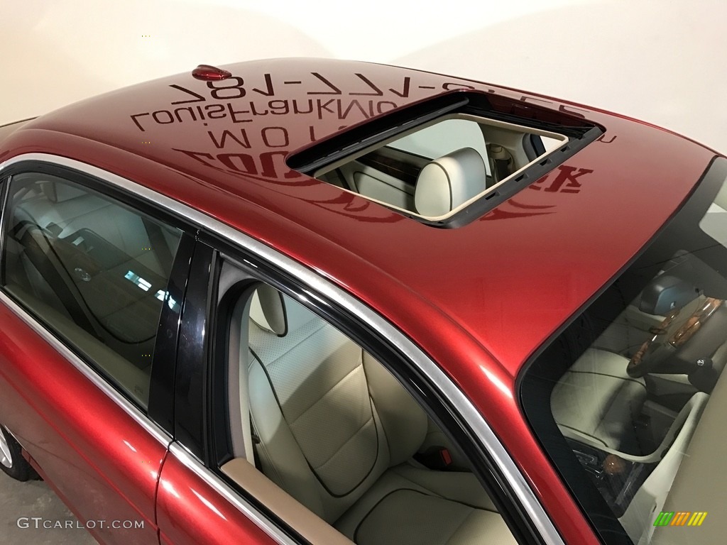 2008 XJ Vanden Plas - Radiance Red Metallic / Ivory/Mocha photo #38