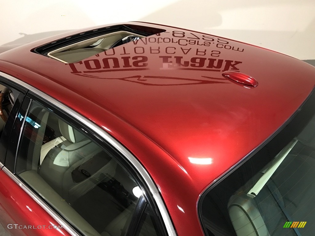 2008 XJ Vanden Plas - Radiance Red Metallic / Ivory/Mocha photo #39