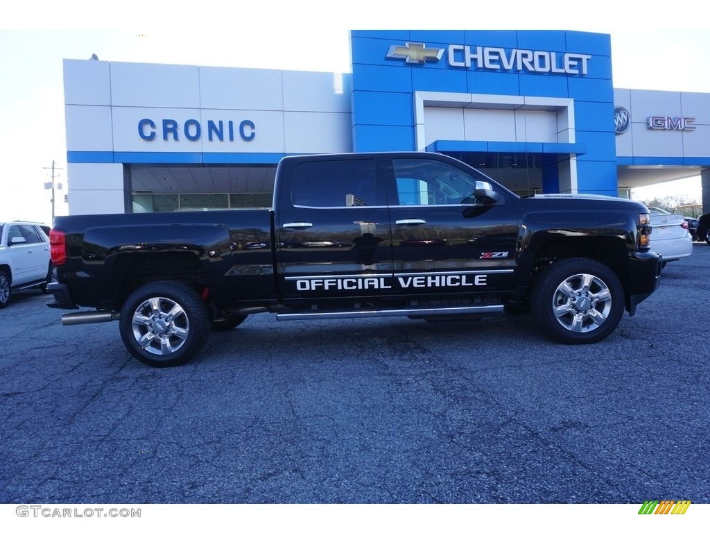 2017 Silverado 2500HD LTZ Crew Cab 4x4 - Black / Cocoa/­Dune photo #8