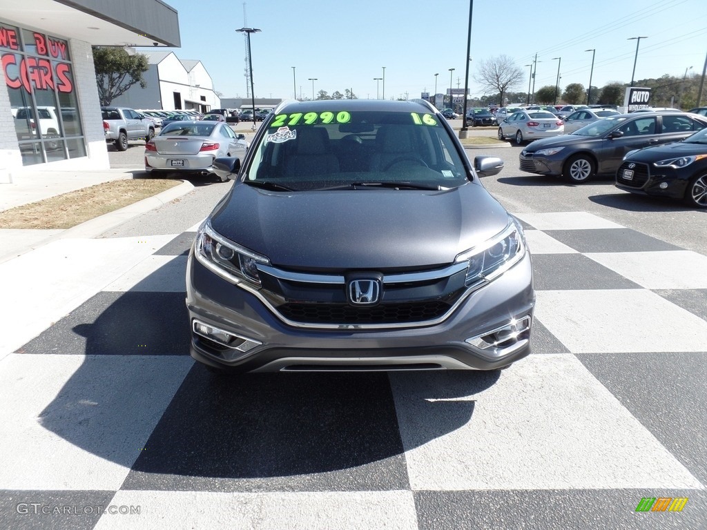 2016 CR-V Touring - Modern Steel Metallic / Gray photo #2