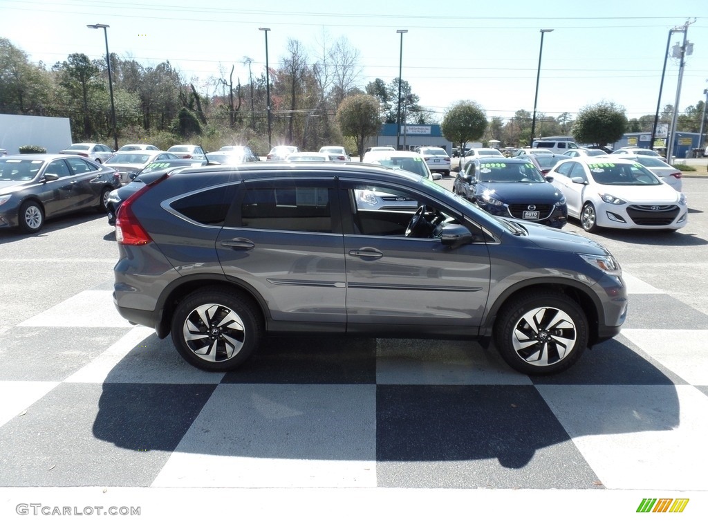 2016 CR-V Touring - Modern Steel Metallic / Gray photo #3