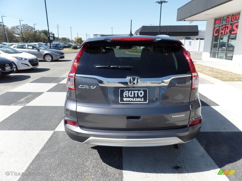 2016 CR-V Touring - Modern Steel Metallic / Gray photo #4