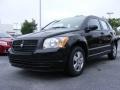 Brilliant Black Crystal Pearl 2009 Dodge Caliber SE