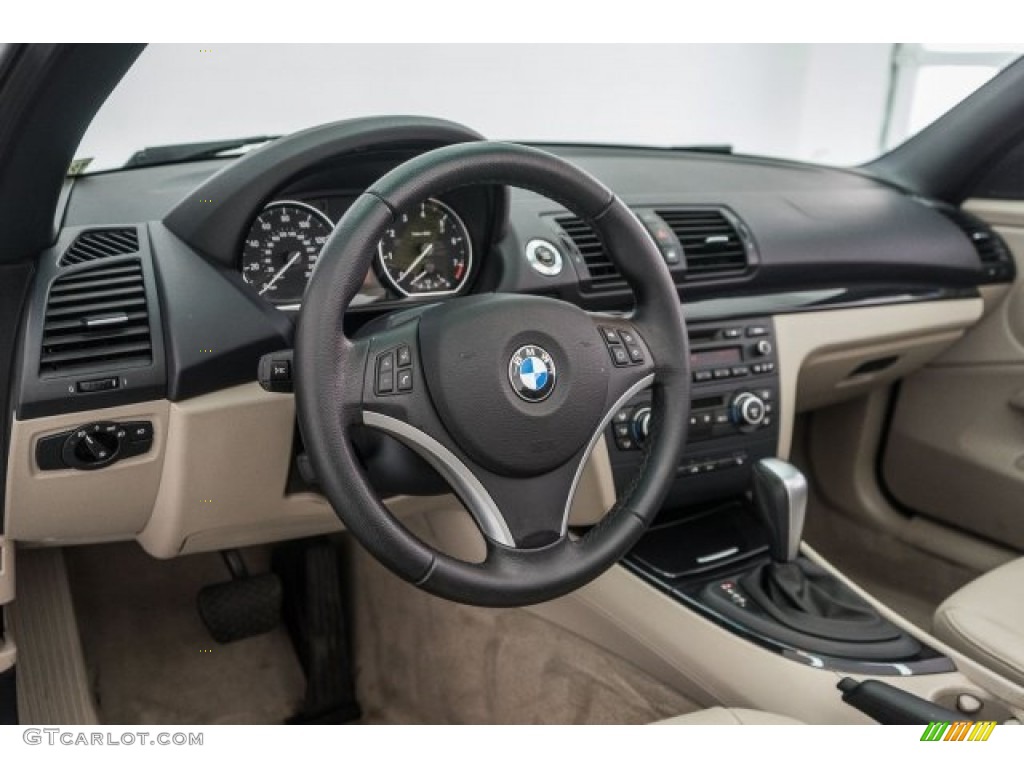 2008 1 Series 128i Convertible - Alpine White / Savanna Beige photo #20