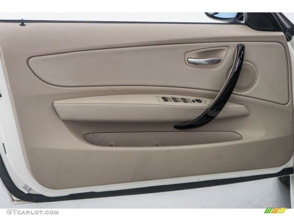 2008 1 Series 128i Convertible - Alpine White / Savanna Beige photo #22