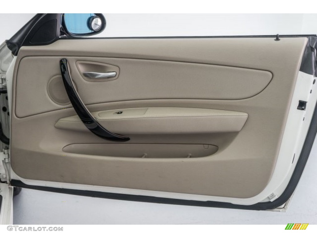 2008 1 Series 128i Convertible - Alpine White / Savanna Beige photo #25