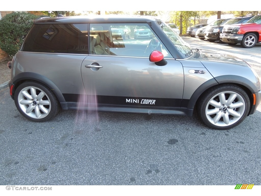 2005 Cooper S Hardtop - Dark Silver Metallic / Black/Panther Black photo #3