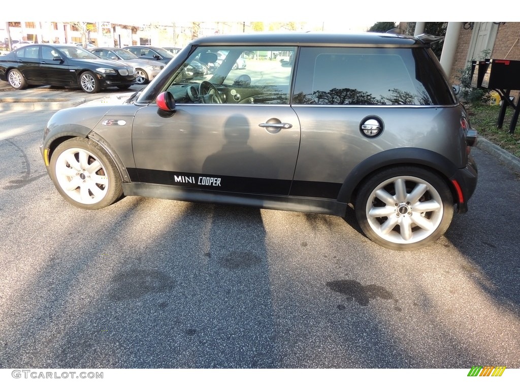 2005 Cooper S Hardtop - Dark Silver Metallic / Black/Panther Black photo #4